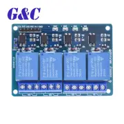 5PCS 5V 4--Channel Relay Module with optocouplerfor Arduino PIC ARM DSP AVR