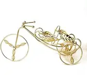 Tricycle Metal Wine Bottle Holders Living Room Decorative Cabinet Rotatable Red Wine Display Stand Home Storage Racks Interesting KeYJ