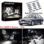 10Pcs White Interior LED Package Lights Bulbs For BMW 3 Series E46 Error Free (for: BMW)