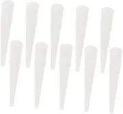 Gatuida 10pcs Caulking Nozzle Tips Glue Applicator Durable Precision Sealing Tool for Efficient Joint Filling for Home Renovation Projects and Professional Use