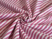 5 Yard Pink Striped Hand Block Printed Cotton Fabric Dressmaking Fabric AU