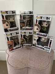 Funko Pop Star Wars Bobble-Heads #’s 605,606,607,608, 609 & 610