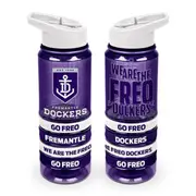 Fremantle Dockers Tritan Sports Bottle with Wrist Bands