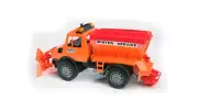 Mercedes Benz Unimog Snow Blower Removal car Bruder Toy Car Model 1/16 1:16