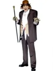 Dr Jekyll & Mr Hyde costume kit Men's Beaker Hands Hat