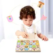 Baby English Alphabet Puzzle Children's Early Animal Magnets for Toddlers Age 1