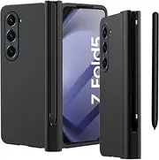 Case Cover for Galaxy Z Fold 5 Case,Ueiieeh Built-in Screen Protector with S Pen Holder 360 Full Body Protective Cover for Samsung Galaxy Z Fold 5 5G Case 2023 (Black)