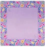 Hutch & Nook Mahjong Mat | 33" Non-Slip Card Table Cover | Decorative Game Mat for Mahjong Set, Dominoes, Poker & More (Lavender)