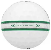 Wilson Staff Duo Soft TRK360 Golf Balls (White/Green, 3pk) 1 Sleeve 2025 NEW