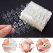 10 Sheets/240pcs Double Sided False Nail Art Adhesive Tape Glue Sticker &&k