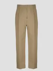 [See By Chloé] See By Chloé-High Waisted Verde-Donna 40 IT