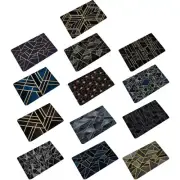 PVC Floor Carpet Geometry Rug Stitching Pattern Rugs Floor Carpet for Door Mat