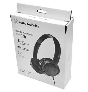 又敗家@日本Audio-Technica鐵三角樂器專用開放型動圈式L型3.5mm監聽耳機ATH-EP300(耳罩可折水平;40mm驅動;附6.3mm轉接器;線長2米)亦適錄音設備【全館199超取免運】【APP下單享4%點數回饋】