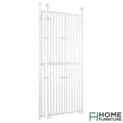 Pet Dog Cat Safety Gate Retractable Extra Tall Fence Enclosure Guard for Stairs