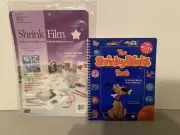 SHRINKY DINKS Klutz Idea Book New Never Used And Pack Of Shrink Film