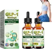 Glp-1 Moringa Drops, Natural HHVB moringa Drops Organic, Glp-1 Supplement Drops, Provides Gut & Digestive Immune & Energy Support, Supplement for Women & Men (2pcs)