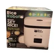 New Rice Cooker 4.5 Cups Cooked Electric Mini Rice Maker Pot Steamer Cooker