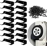 FixlyFido 16-Pack Car Wall Mount for Lego - Vertical Display Compatible with Speed Champion Series Models Showcase Your Lego Car Collection with Sturdy Wall Mount Ideal for Enthusiasts, Black