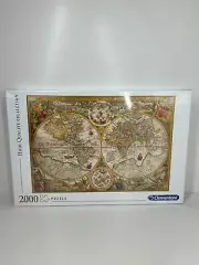 ANCIENT WORLD MAP Clementoni 2000 Piece Jigsaw Puzzle High Quality Collection