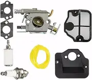 Carburetor Carb Air Filter Fuel Filter Gasket Spark Plug Fit for Jonsered 2036 2040 CS2040 Chainsaw Replacement Parts