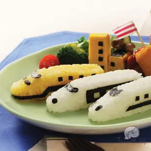 日本Arnest創意料理小物-電車飯糰模型套組 親子DIY 便當小物 飯糰模具 料理小物 壓模【台灣現貨】