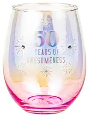 Holographic Stemless Glass - 50th