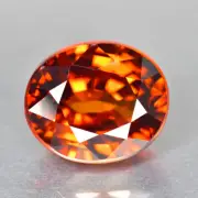 13.85Ct Oval Shape _ Extraordinary Transparent Natural Reddish Orange Zircon