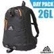 【美國 GREGORY】 DAY PACK 日用雙肩休閒後背包26L(YKK拉鍊)/大容量主袋_黑_65169