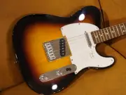 Fender Standard Telecaster Laurel Fingerboard White Pickguard 3 Color Sunburs