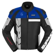 Progressive Net Windout Jacket White Light Blue