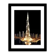Burj Khalifa, Dubai Framed Print