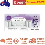 Hi Lift Twin Kompact Wax Waxing Pot Heater 1 Litre & 1 Litre Removable Inserts