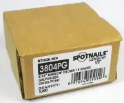 Spotnails 3804PG 1/2" 18 Gauge 3/16" Crown Staples (50,000)
