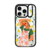 iPhone 16 Pro Impact Ring Stand Case MagSafe Compatible Lemon tree by Arual