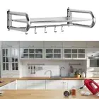 Microwave Oven Rack Microwave Shelf Wall Mounted for Kitchen Home Household