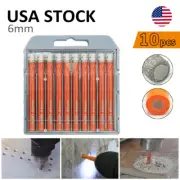 6mm or 8mm Diamond Core Drilling Bit Dry Hole Saw Cutter for Tile Marble Granite
