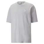 PUMA 短袖上衣 流行系列CLASSICS寬鬆短袖T恤 男 53807080 灰色
