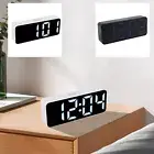 Digital Alarm Triple Alarm Electronic Table Clocks Bedside Alarm LED Displayꦿ