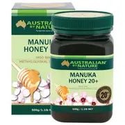 Australian by Nature Manuka Honey 20+ 500g
