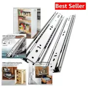 Premium Lockable Drawer Slides 20 Inch with Full Extension & Ball Bearing Rails