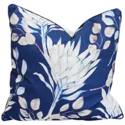 LVD Cushion Midnight Flower Throw Pillow Home/Lounge/Sofa Decor 50cm Square