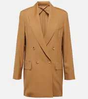 [Max Mara] Max Mara Mirko wool, mohair, and silk blazer UK 10 brown