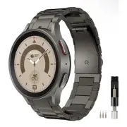 Samsung Galaxy Watch Bracelet Band Titanium Stainless Steel Strap Luxury NWT