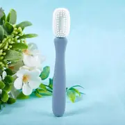 unbrand Chewing Teether Trainer Brush Therapy Oral Mandible Bite Trainer For Kids Adult Gray