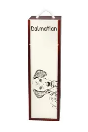 Dalmation Wine Box With Dog Art-Dog