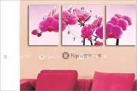 在飛比找Yahoo!奇摩拍賣優惠-KIPO-橫三聯式 日式風格 蘭花 蝴蝶蘭 餐廳布置 花店佈
