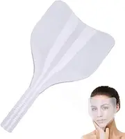 Hairspray Shield for Face,Face Shield Cover - Hairspray Shield Barber Salon Face Shield with Handle for Hairdressing Makeup