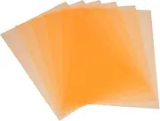 OSALADI 6 Pack Red PVC Light Filters Sheets Diffuser Gels for Educational Use for Reading Dyslexi