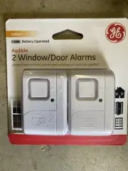 Brand New Sealed GE - 2 Indoor Window Door Alarm Sensor Model