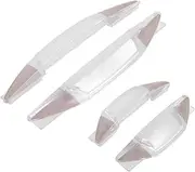 ETHZZLE 4pcs Transparent Car Door Edge Guards Self Adhesive Collision Strips Scratch Protectors for Automotive Door Edges Easy Installation Comprehensive Protection Against Scratches and